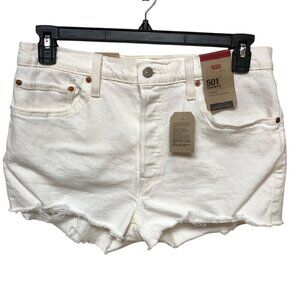 Levis Womens 501 Original Hi Rise Denim Cutoff Shorts Size 31 NWT‎
